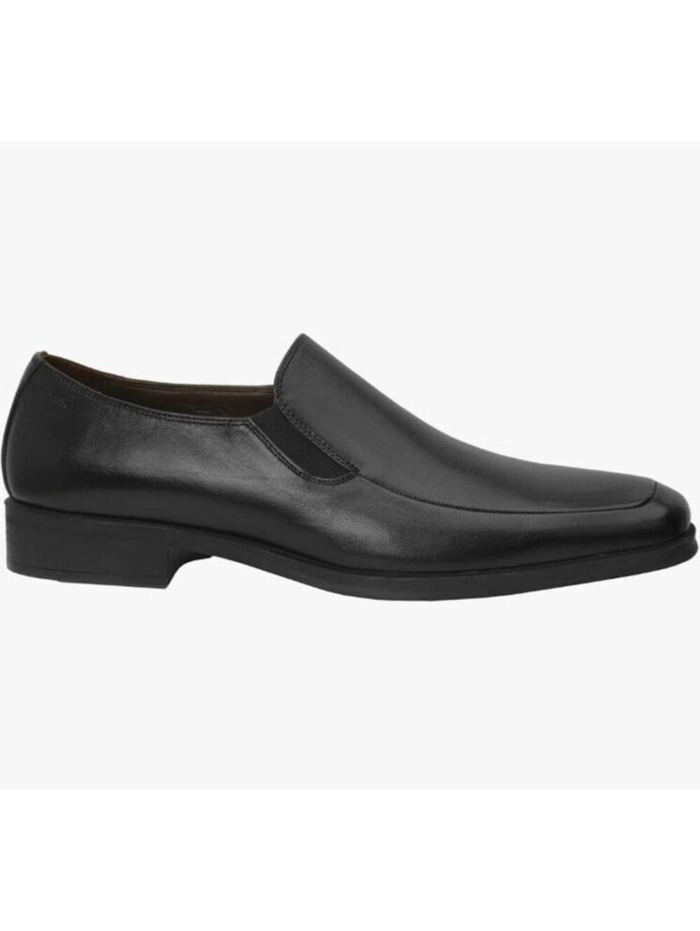 Size 10.5 - Bruno Magli Pitto Raging Slip-On Black Leather Loafer